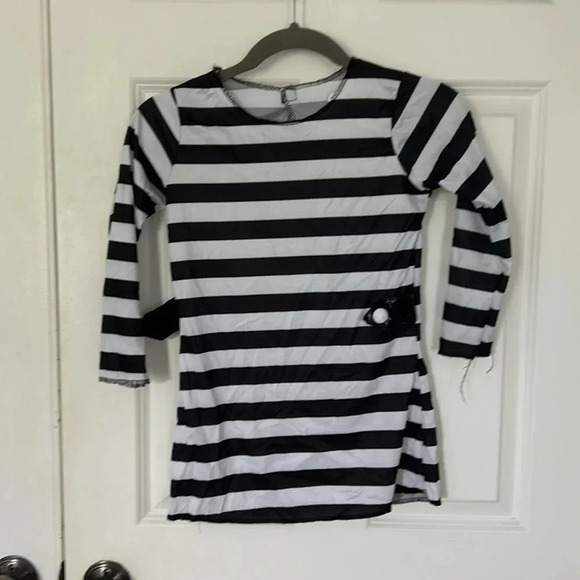 Troublemaker Maker costume child medium, 8 to 10 years black-and-white - Picture 3 of 9